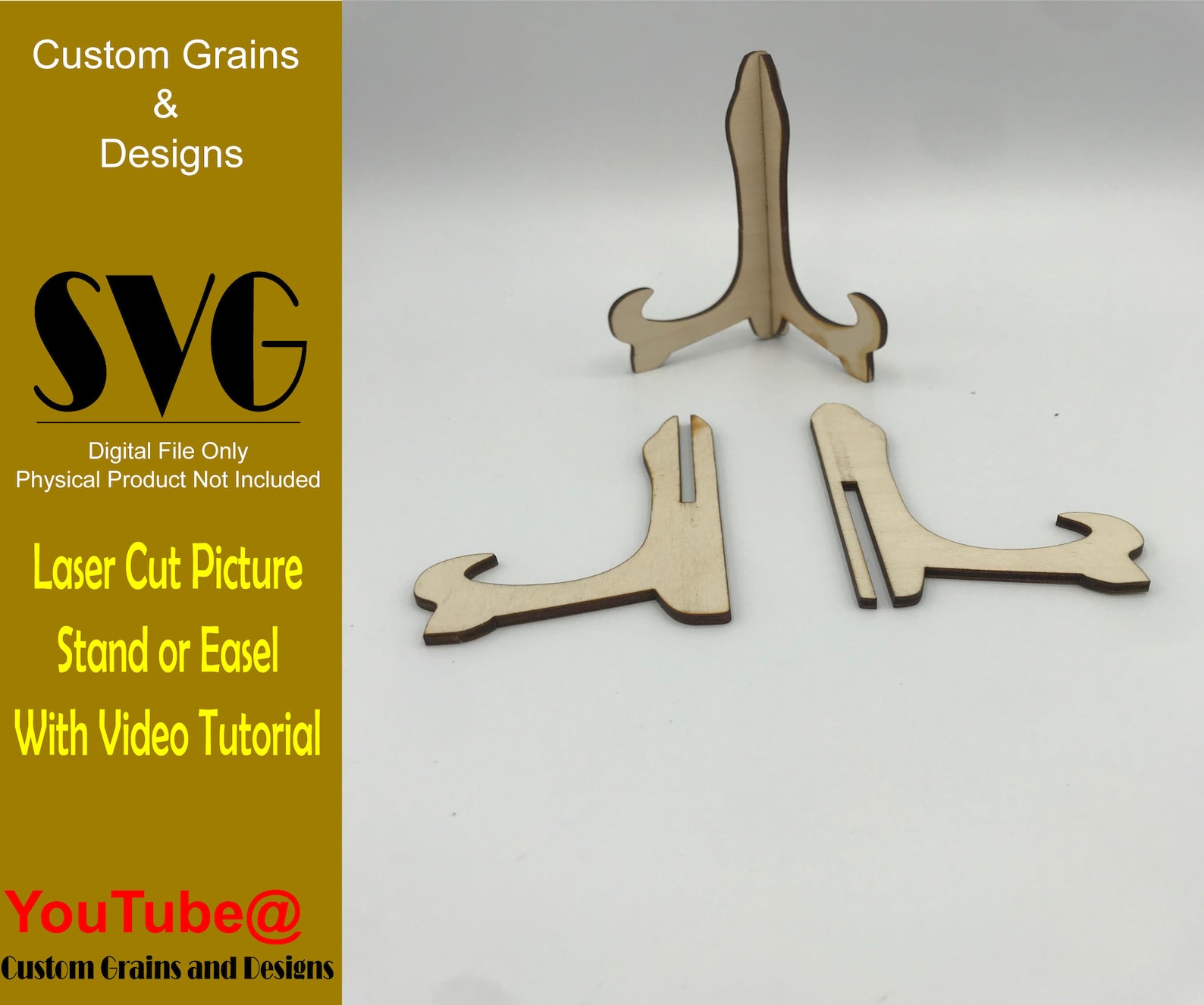 Picture Stand or Easel SVG File Digital File Only Picture Holder Cut on Picture Stand or Easel SVG File Digital File Only Picture Holder Cut on
