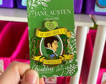 Mr. Darcy Pride and Prejudice Jane Austen Enamel Pin
