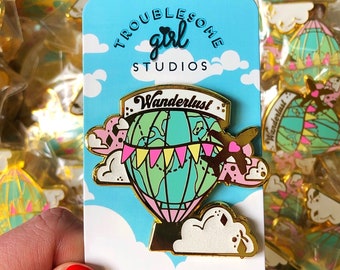 Travel Wanderlust Enamel Pin