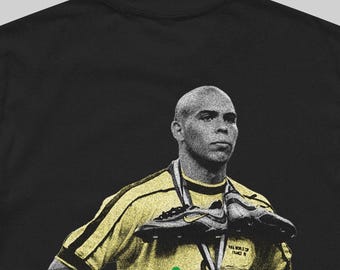 Vintage 90s Nike Ronaldo #9 Brazil T-shirt, Size L - Etsy UK