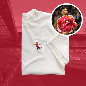 Amad Diallo Embroidered T-Shirt | Manchester Derby Winner | United Hero | Multiple Colors Available