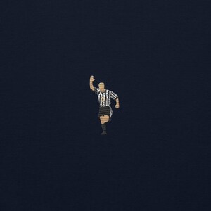Alan Shearer Embroidered Sweatshirt Newcastle United Legend Shirt, Premier League Goal King Tee, St James' Park Icon, Retro Football Gift