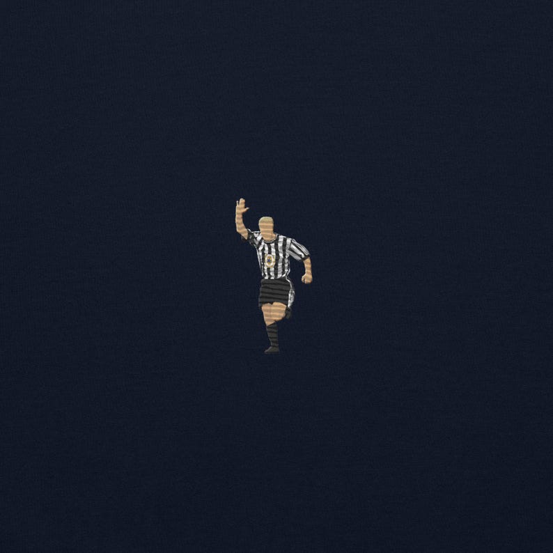 Alan Shearer Embroidered Sweatshirt Newcastle United Legend Shirt, Premier League Goal King Tee, St James' Park Icon, Retro Football Gift