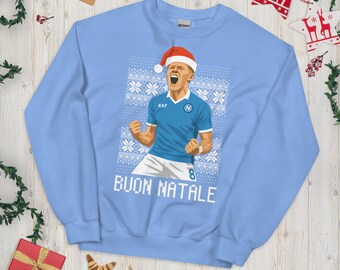 Funny Scott McTominay Christmas Jumper: Napoli Football Xmas Sweatshirt