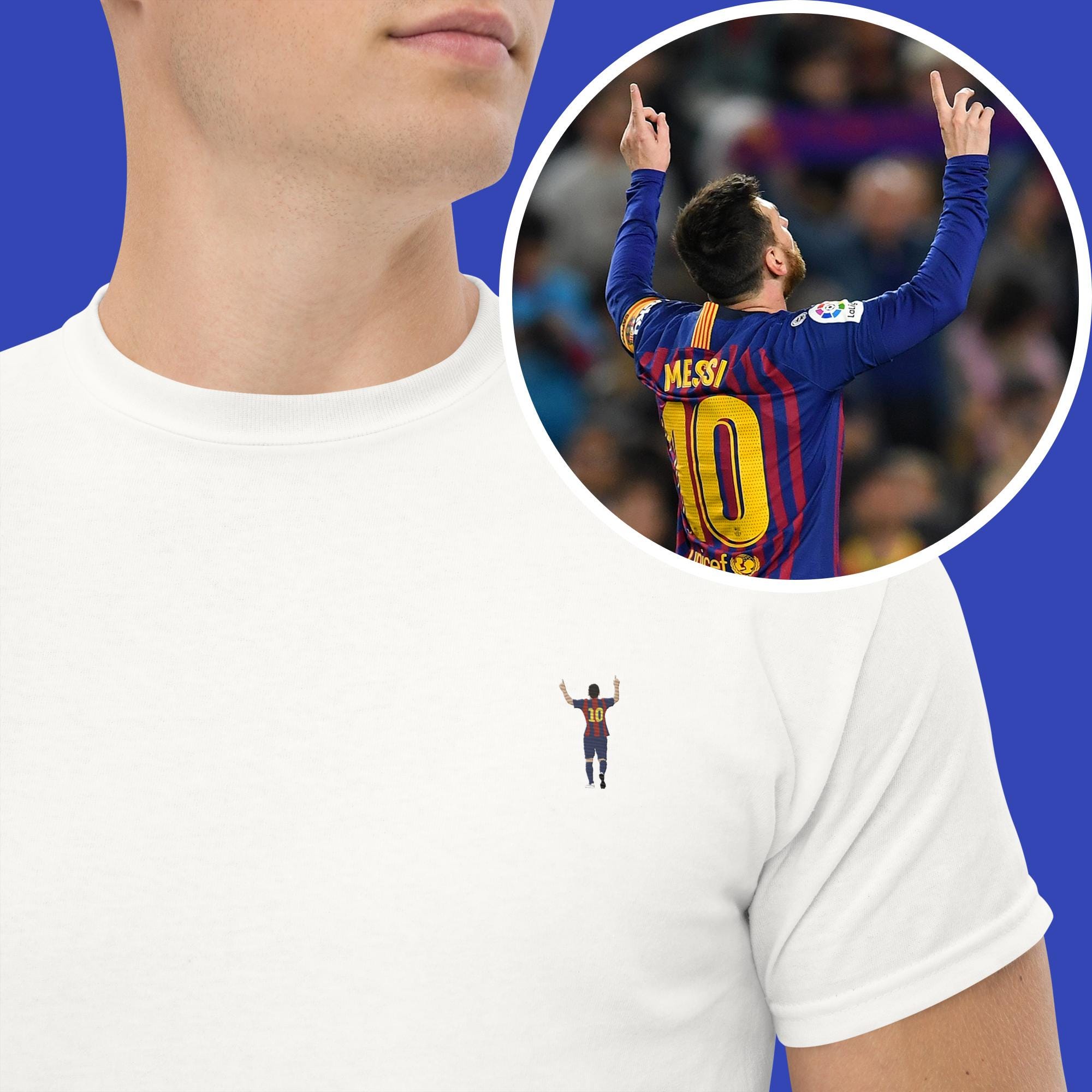 Messi Celebration T Shirt - Etsy