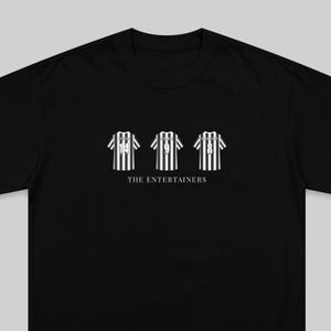 Newcastle United 'The Entertainers' Tribute T-Shirt: Shearer, Ginola, Beardsley