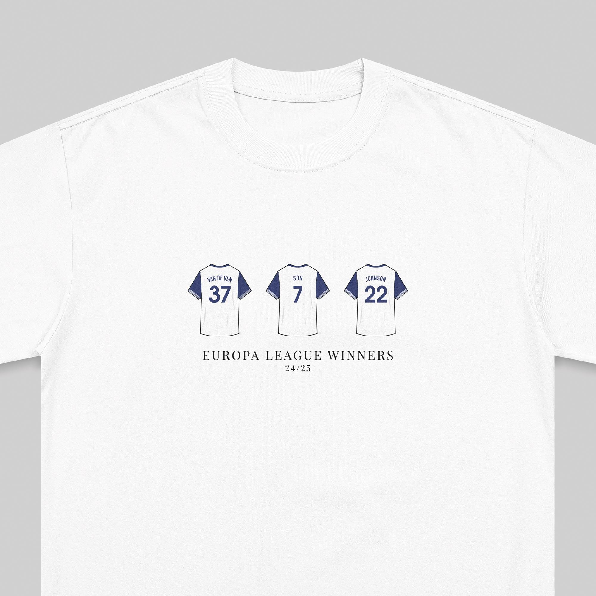 Tottenham Hotspur Champion Europa League T Shirt - Etsy