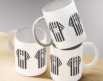 Taza de los Newcastle United Entertainers: Homenaje a Shearer, Ginola y Beardsley