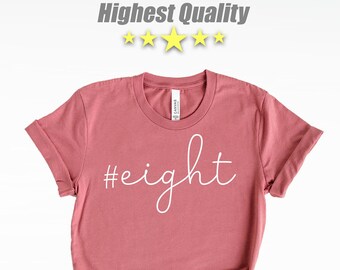 8th Birthday Shirt, 8th Birthday, 8th Birthday Gift, 8th Birthday Gift For Girl, EIGHTH,  8th Birthday Shirt, Birthday Girl Shirt, YOUTH