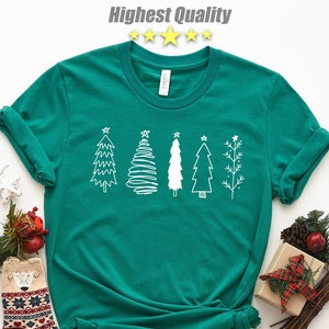 Christmas Trees Shirt, Christmas TShirt, Christmas Shirts for Women, Christmas Tee, Shirts For Christmas,Cute Christmas t-shirt,Holiday Gift