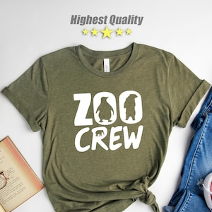 Zoo Crew Shirt, Family Matching Shirts, Animal Keeper, Zoo Trip Shirt, Custom Family Matching, Zoo Squad Shirt, Animal Lover Shirt,Zoo Crew