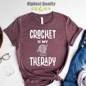 Funny Crochet Shirt, Crafting Mom Shirt, Crochet Mom Tee, Crocheting Mom Shirt, Crochet TShirt, Yarn Lover Shirt, Gift For Crochet Lover