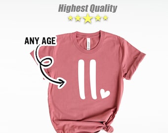 11th Birthday Shirt, 11th Birthday, 11th Birthday Gift, 11th Birthday Gift For Girl, TENTH,  11th Birthday Shirt, Birthday Girl Shirt, YOUTH