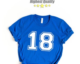 18th Birthday Shirt, 18th Birthday, 18th Birthday Gift,18th Birthday Gift For Girl or Boy,Eighteenth,18th Birthday,Birthday Shirt,SweatShirt