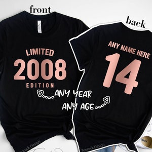 14th Birthday Shirt, 14th Birthday, 14th Birthday Gift, 14th Birthday, 14th Birthday Shirt, Sweet Birthday Gift,Birthday Gift For Her or Him