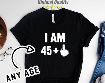 46th BIRTHDAY GIFT for WOMAN,46th Birthday Women,46 Years Old Shirt,46th Birthday Shirt,46th Birthday,46th Birthday Gift Men,Middle Finger