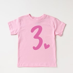 3rd Birthday Shirt, 3rd Birthday Outfit Girl, 3rd Birthday Boy, 3rd Birthday Gift, 3rd Birthday Gift For Girl, Birthday Girl Shirt, TODDLER