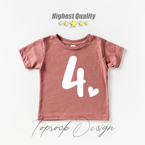 4th Birthday Shirt, 4th Birthday Outfit Girl, 4th Birthday Boy, 4th Birthday Gift, 4th Birthday Gift For Girl, Birthday Girl Shirt, TODDLER