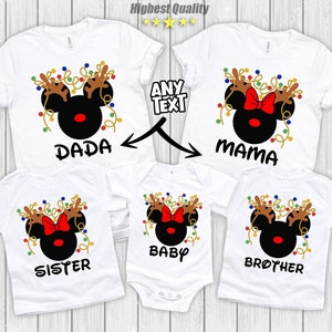 Disney Christmas Shirts,Family Matching Shirt,Disney Christmas Vacation,Disney Trip,Holiday Matching Shirt,Christmas Minnie,Christmas Mickey