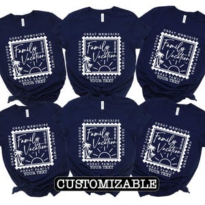CUSTOMIZABLE Family Vacation 2025 Tshirt,Making Memories Together Family Tshirt,Family Matching Shirt,Family Beach Trip Tees,Family Vacation