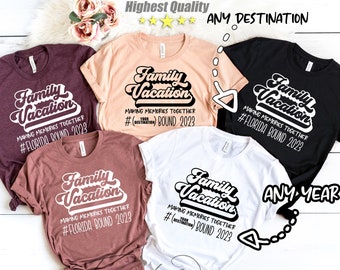CUSTOM Vacation Shirt, Vacation Shirt, Family Matching Vacation Shirts, Vacation Shirts for Family, Summer Vacation Shirt for Kids, Gift For