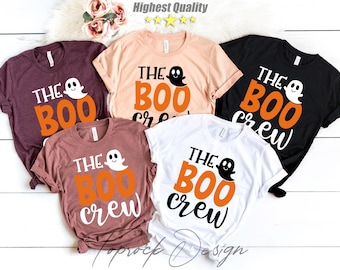 Group Halloween Shirt,The Boo Crew Custom Halloween T-Shirt,Funny Halloween TShirt,Halloween TShirt,Halloween Party Shirt,Halloween Costumes