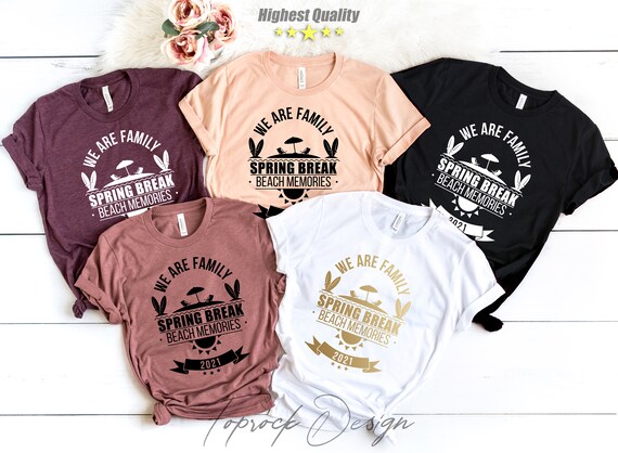 family lake trip shirts