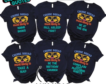 Most Likely to Cruise Shirts,Family Cruise Shirts,Funny Cruise Shirts,Matching Cruise Shirt,Group Cruise Shirts,Vacation Shirts Family,Funny