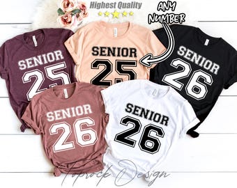 Seniors Shirt 2026, Our Final Chapter, Graduation Shirt, Class Of 2026, Funny Senior Shirt,  School Life Shirt, Back to School,Jersey Number