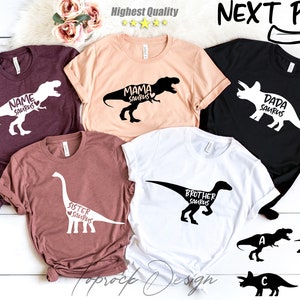 MAMAsaurus Shirt, DADasaurus,Mom and Dad Dinosaur Shirts,Dinosaur Birthday Shirts,Dino Birthday,Dinosaur Parents,SISTERasaurus,BROTHERsaurus
