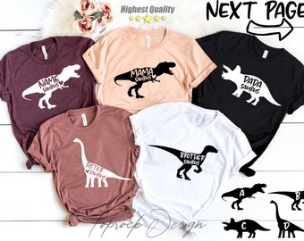 MAMAsaurus Shirt, DADasaurus,Mom and Dad Dinosaur Shirts,Dinosaur Birthday Shirts,Dino Birthday,Dinosaur Parents,SISTERasaurus,BROTHERsaurus