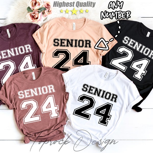 Seniors Shirt 2024, Our Final Chapter, Graduation Shirt, Class Of 2024, Funny Senior Shirt,  School Life Shirt, Back to School,Jersey Number