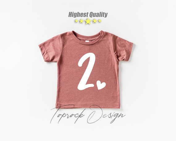 2nd Birthday Shirt, 2nd Birthday Outfit Girl, 2nd Birthday Boy, 2nd Birthday Gift, 2nd Birthday Gift For Girl, Birthday Girl Shirt, TODDLER