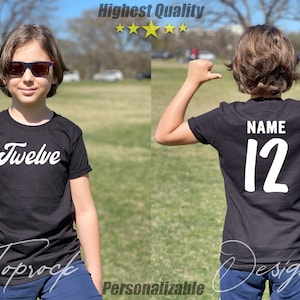 PERSONALIZABLE | 12th Birthday Shirt, 12th Birthday,12th Birthday Gift,12th Birthday Gift For Girl,TWELFTH,12th Birthday Shirt,Birthday Girl