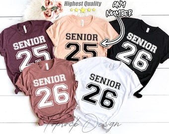Seniors Shirt 2026,Our Final Chapter, Graduation Shirt,Class Of 2026,Funny Senior Shirt,School Life Shirt, Back to School,Jersey Number