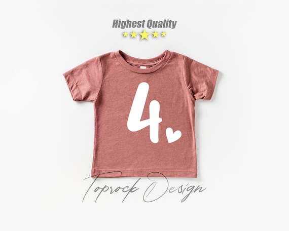 4th Birthday Shirt, 4th Birthday Outfit Girl, 4th Birthday Boy, 4th Birthday Gift, 4th Birthday Gift For Girl, Birthday Girl Shirt, TODDLER