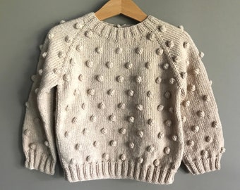kids popcorn cardigan