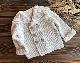 organic baby cardigan