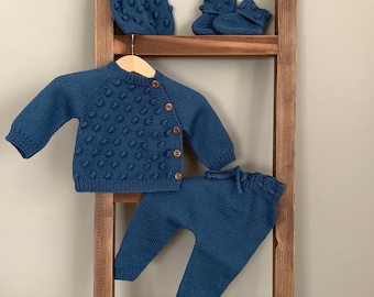 Newborn Boy Coming Home Outfit | Knit Newborn Boy Outfit | Newborn Coming Home Outfit | Newborn Girl Coming Home Outfit | Knit Baby Clothes