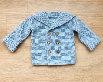 Baby Boy Cardigan | Knit Baby Cardigan | Knit Baby Boy Sweater | Knit Boy Cardigan | Knit Kid Cardigan | Newborn Boy Sweater | Baby Boy Gift