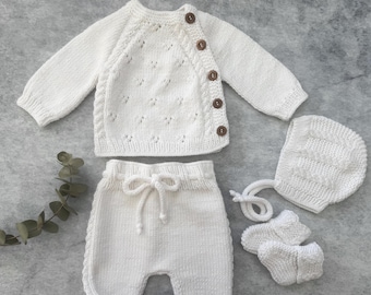 Buy White Newborn Coming Home Outfit Baby Hospital Set Sweater