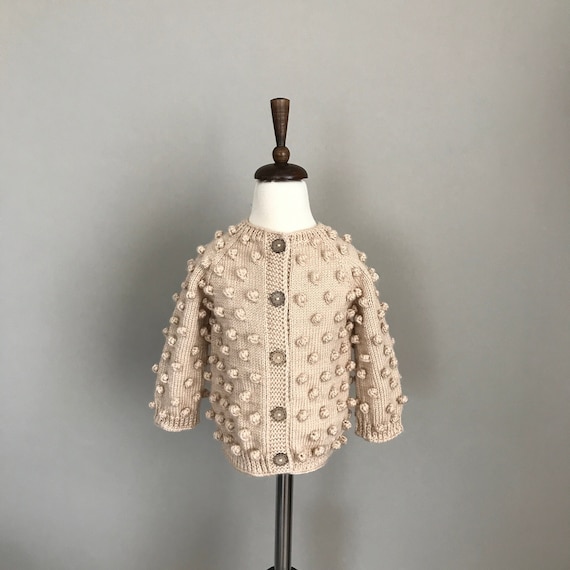 Popcorn knit cardigan 2025