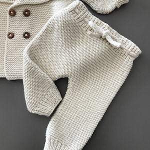 Newborn Boy Coming Home Outfit Baby Boy Coming Home Outfit Newborn Boy Hospital Outfit Newborn Boy Clothes Knitted Baby Boy Clothes zdjęcie 5