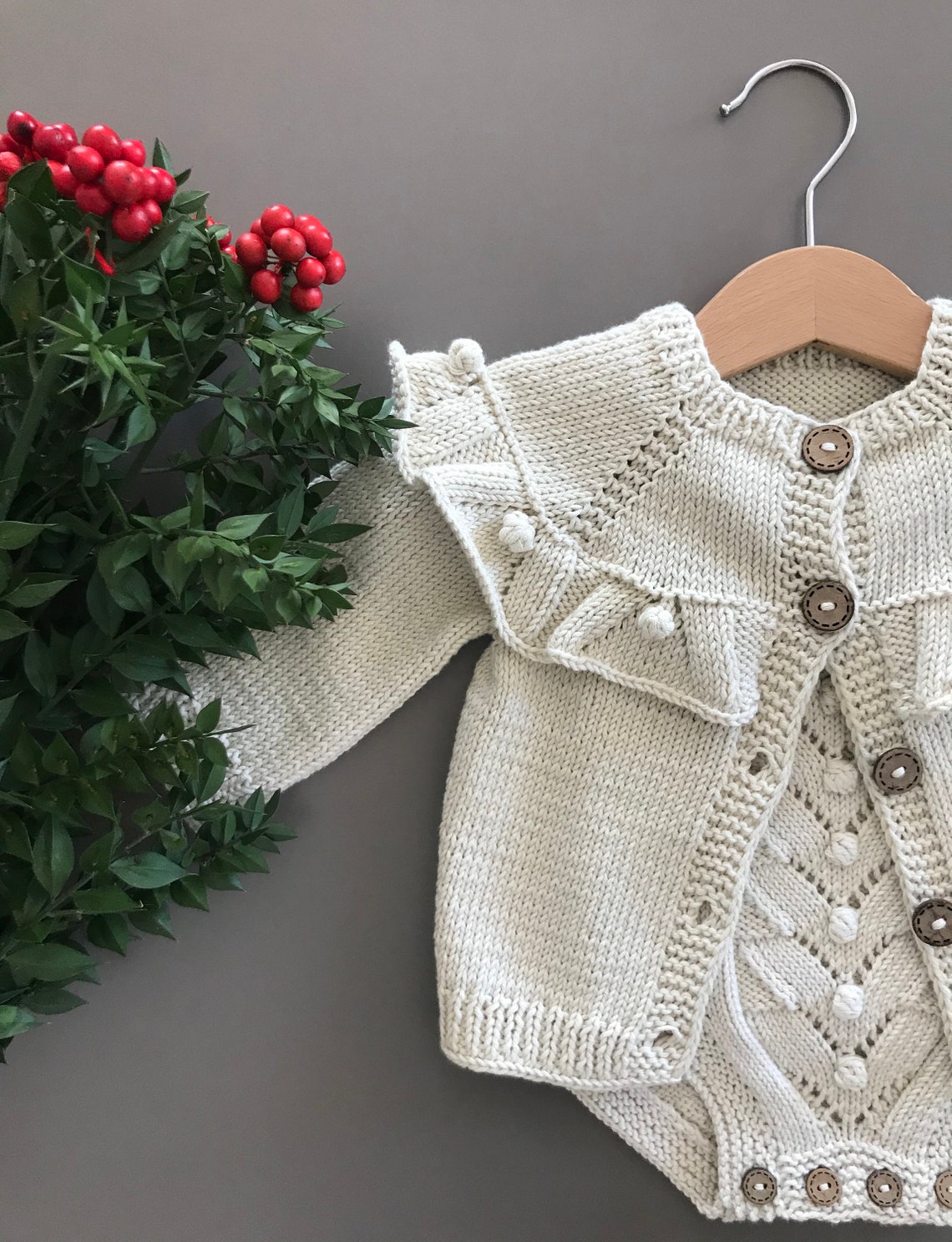 Girls Knitted Romper, Jumper & Bonnet - Rahigo AW main image 0