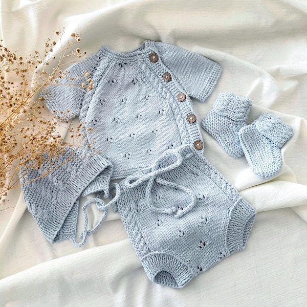 Nyfödd pojke-kläder för att komma hem | Babyshowerpresenter för pojkar | Sommarkläder för pojkar