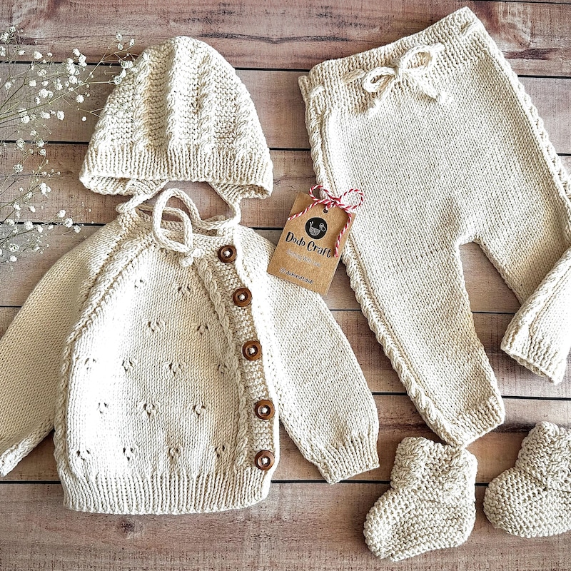 Hand Knitted Baby Clothes - Etsy