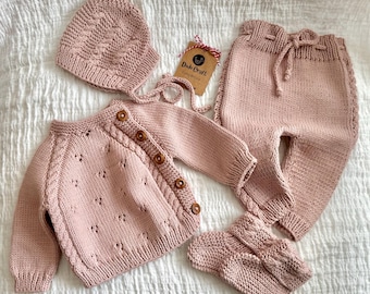 Adorable Baby Girl First Outfit for Coming Home From Hospital | Pink Unique Baby Girl Outfit | Baby Girl Gift | Pink Baby Girl Clothes