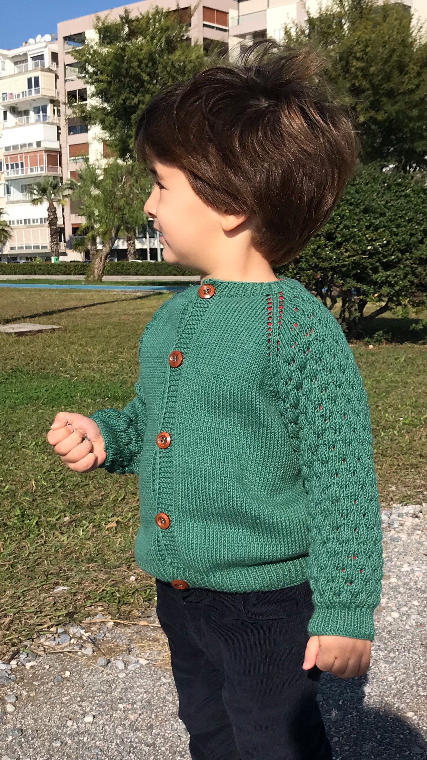 Knitted Organic Cotton Bubble Sweater for Babies Toddlers Etsy