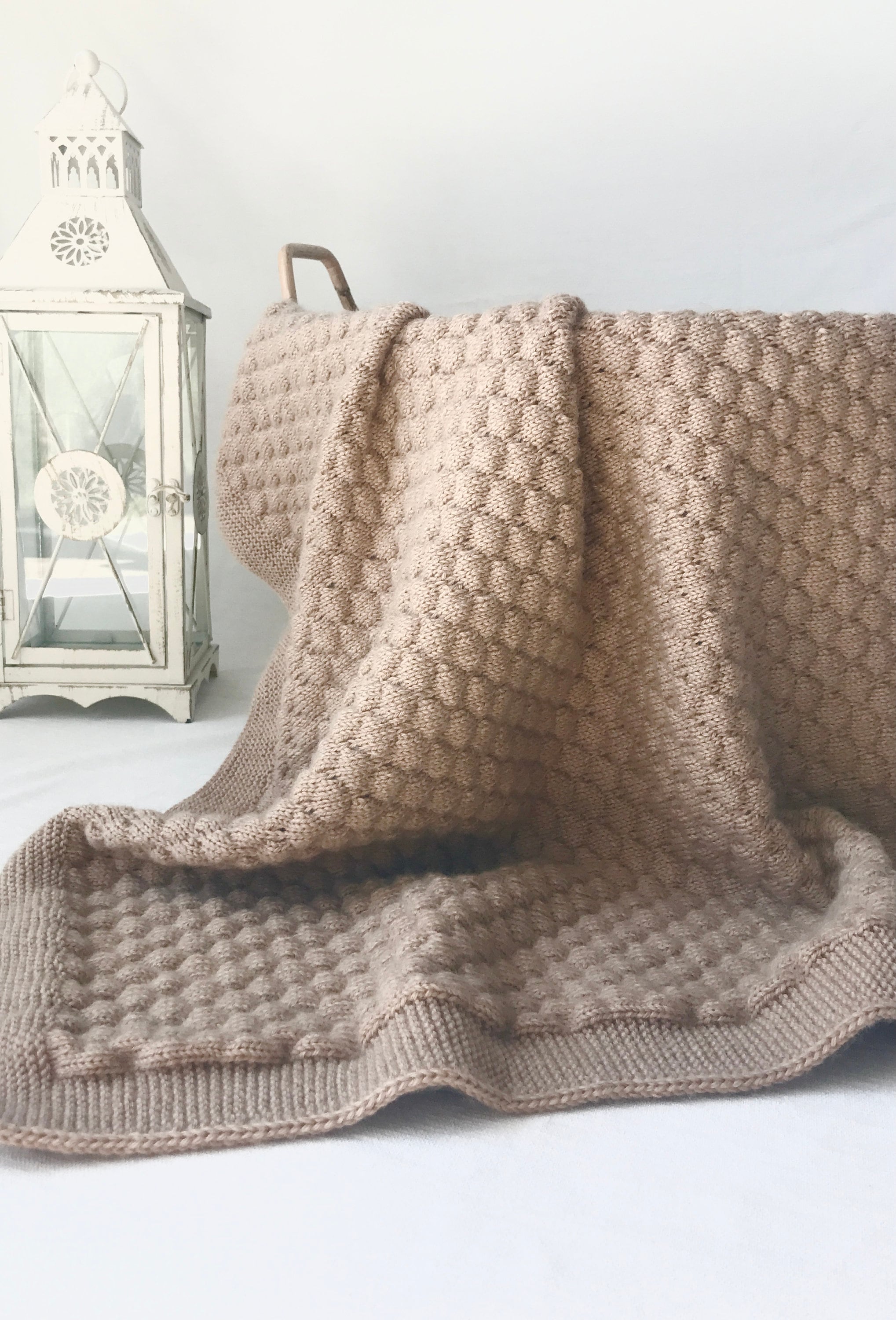 Knit Baby Blanket Handmade Baby Blanket Newborn Gift Etsy