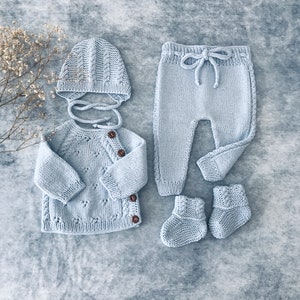 Newborn Baby Coming Home Outfit Knit Newborn Outfit Newborn Boy Coming ...
